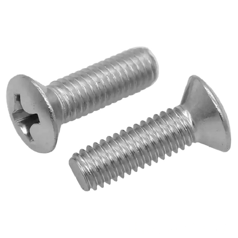 DIN7500 (NE) Cross Recessed Raised Countersunk Head Thread Rolling Screws - Form NE