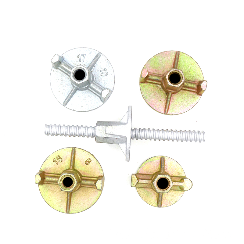 Formwork Galvanized Casting Iron Wing Nut Tie Rod Nut