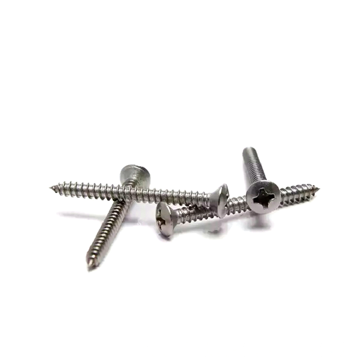 ISO7051 Cross Recessed Raised Countersunk Head Tapping Screws