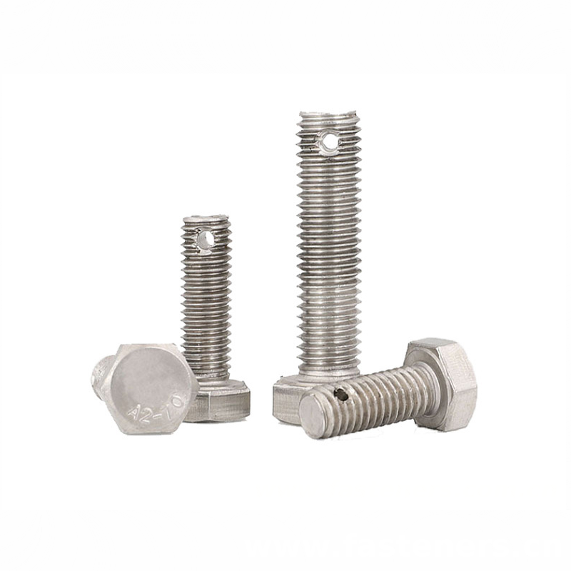 GB23 Hex Bolts, Small Hexagon Head With Hole Through The Shank