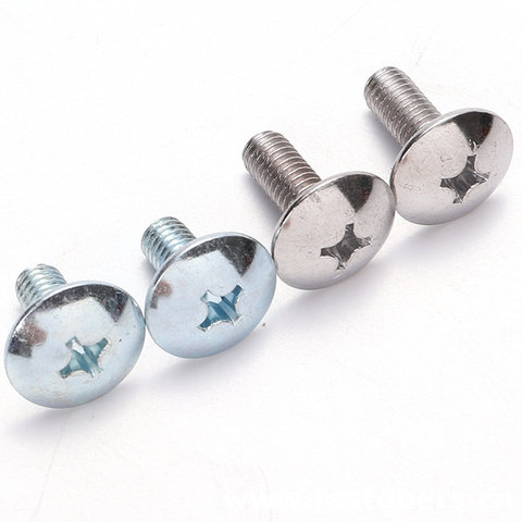 GB 973 Crosss Recessed Mushroom Screws