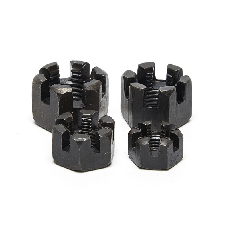 GB58 Hexagon Slotted Nuts