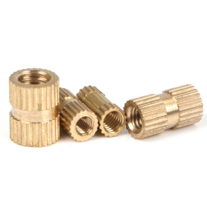 DIN16903 (B) Open Insert Nuts For Plastics Mouldings - Round Without Shoulder - Type B