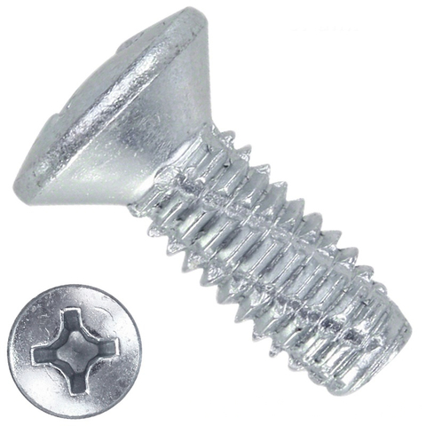DIN7516 (EE) Cross Recessed Oval Head Thread Cutting Screws - Form EE