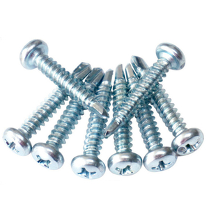 ISO15481 Cross Recessed Pan Head Drilling Screws With Tapping Screw Thread