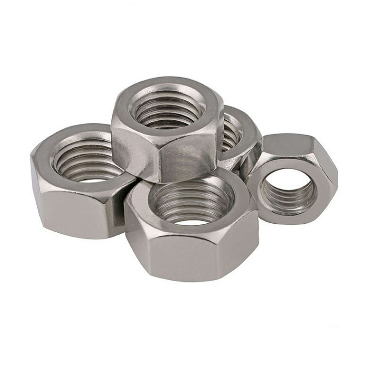 NF E25-451 Hexagon Nuts, Style 1, With Fine Pitch Thread