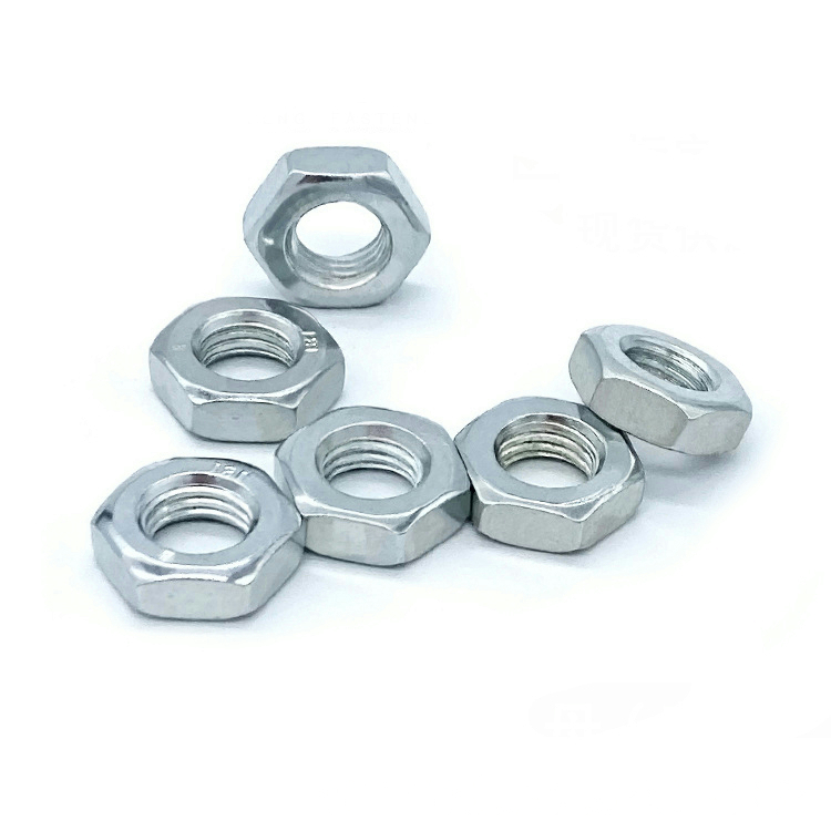 IS1364 (-4) Hexagon Thin Nuts (Chamfered) (Size Range M1.6 To M64)