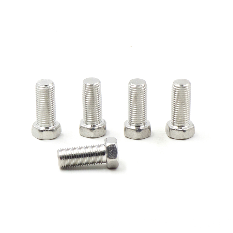 GB24 Bolts, Small Hexagon Head With Fit Neck And Hole Through The Shank