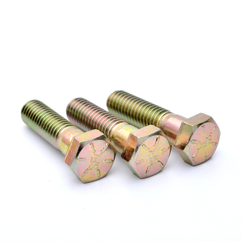 ANSI/ASME B 18.2.1 Hexagon Head Screws（Yellow zinc）