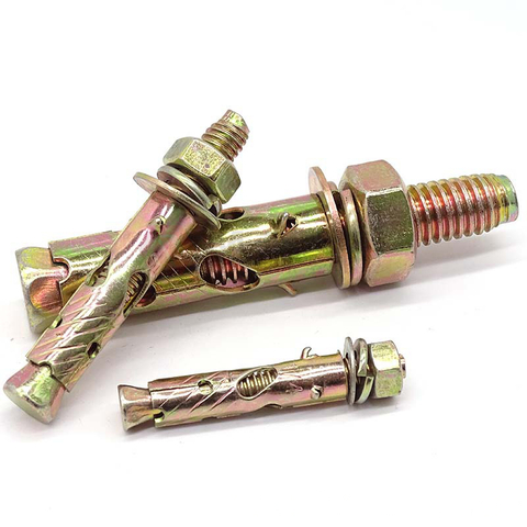 BSW Sleeve Anchor,Concrete Anchor,Shark Fin Anchor,carbon Steel Yellow Zinc