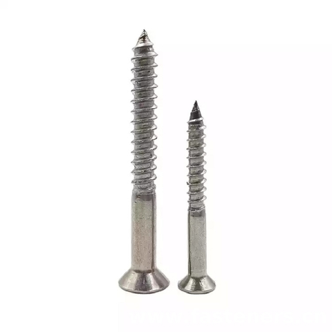NF E 25-601 Cross Recessed Countersunk Head Wood Screws