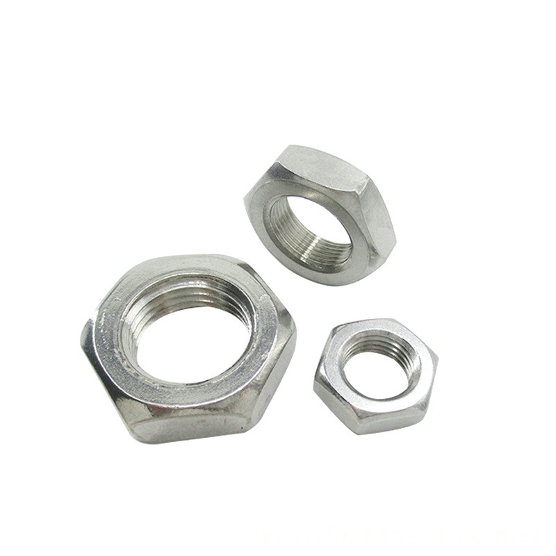 NF E25-453 Hexagon Thin Nuts(Chamfered)With Metric Fine Pitch Thread