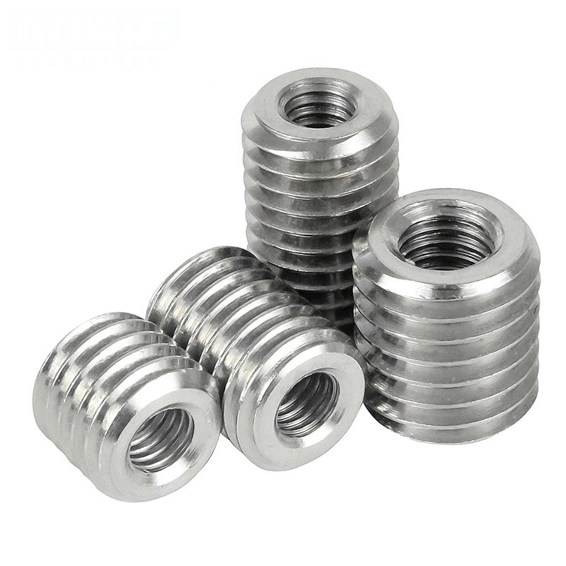 Stainless Steel Internal And External Teeth Nut Threaded Insert Conversion Nuts