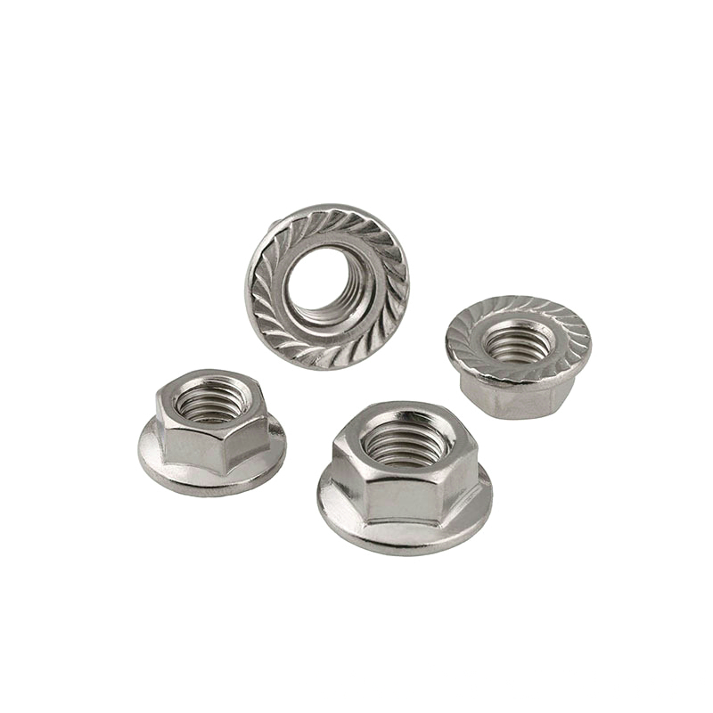 NF E25-406 (-1) Hexagon Nuts With Flange - Fine Pitch Thread