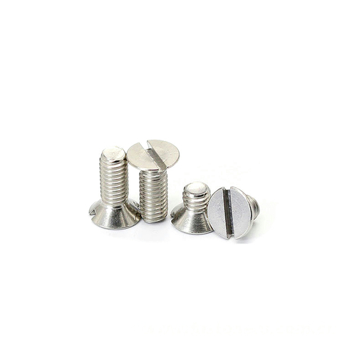 ANSI/ASME B18.11 (R1983) Slotted 100°flat Head Miniature Screws