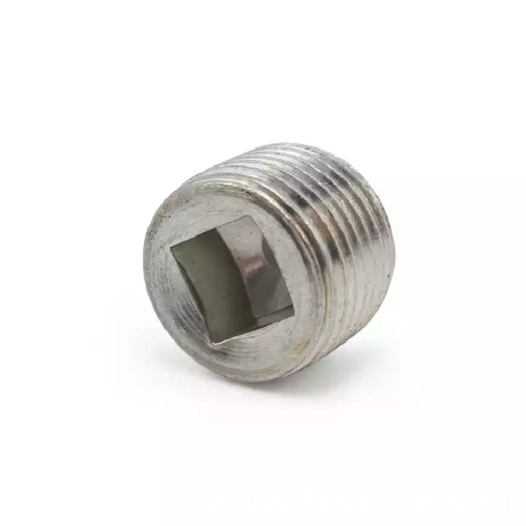SAE J 531 (130109L) Square Countersunk Headless Filler And Drain Plugs(PTF) - BROACHED
