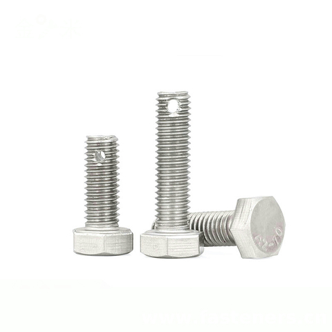GB31.3 Hexagon Bolts With Split Pin Hole On Shank-Fine Pitch Thread