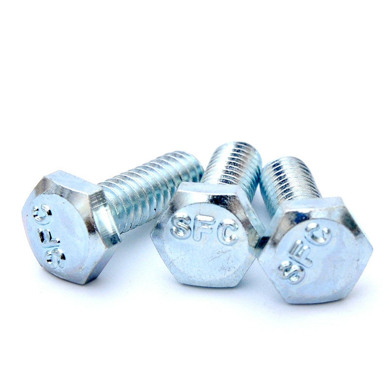 ANSI/ASME B 18.2.1 Hexagon Head Screws（Blue-white zinc）