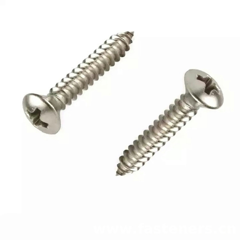 AS/NZS 4408 ISO Metric Cross Recessed Raised Countersunk Head Tapping Screws