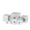 Six-Sided Nut,Square Fixed Block Square Corner Lock Nut,Plate Link Block Screws Nut for Fixing Acrylic Box
