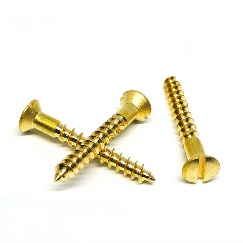 ANSI/ASME B 18.6.1 Slotted Oval Countersunk Head Wood Screws