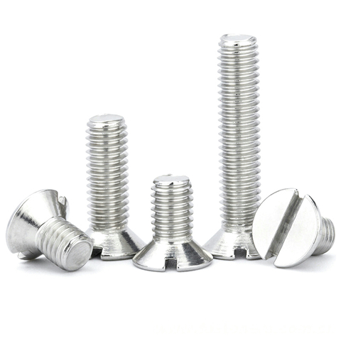 JIS B1101 Slotted Countersunk Head Screws - Table 8