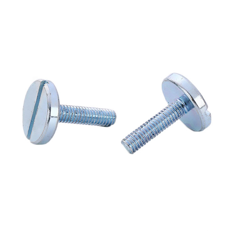 DIN921 Slotted Pan Head Screws with Large Head