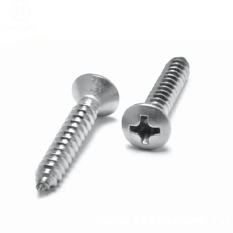 ASME B 18.6.5M (R2010) Metric Type I Cross-Recessed Oval Countersunk Head Tapping Screws