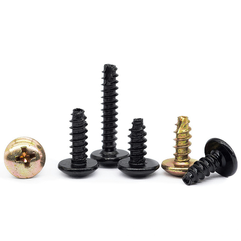 ASME B18.6.4 Type II Cross Recessed Truss Head Tapping Screws