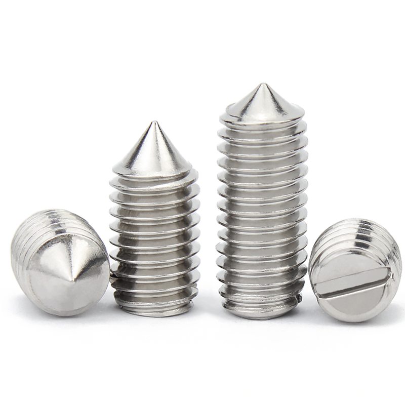 DIN553 Slotted Set Screws with Cone Point
