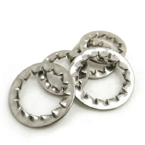 DIN6798 (J) Serrated Lock Washers—Type J With Internal Teeth