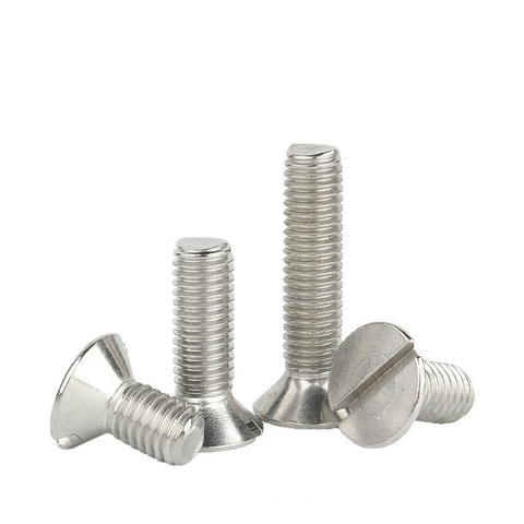 ANSI/ASME B18.6.3 Slotted 100 Deg Flat Countersunk Head Screws (machine Screws Only)