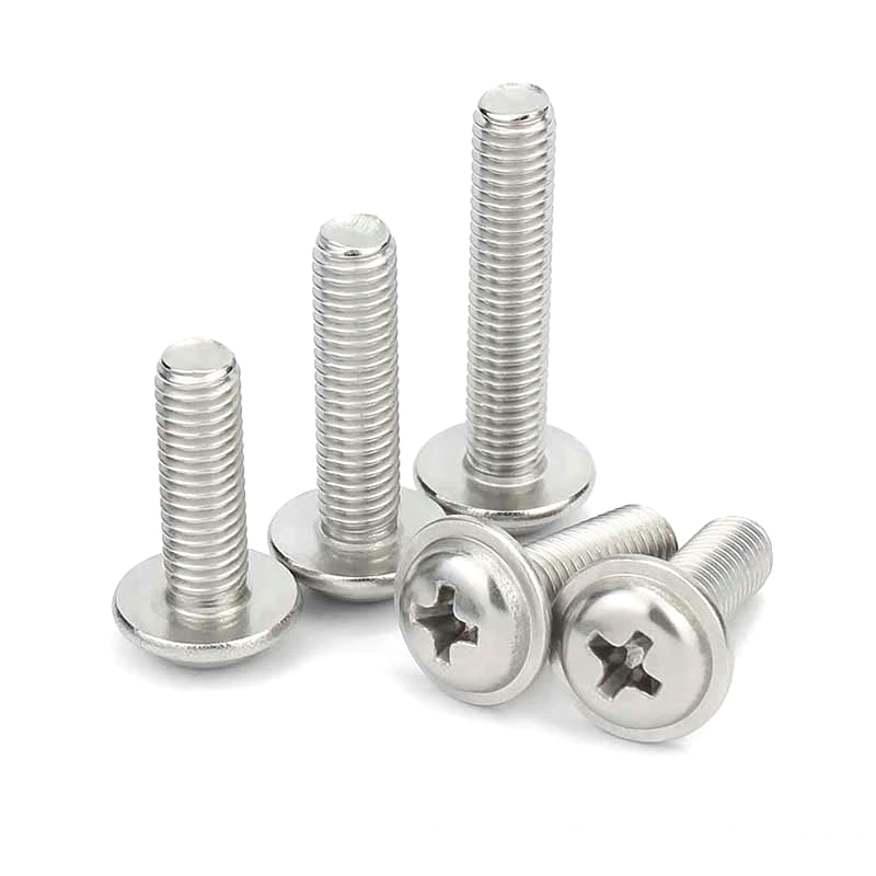 DIN967 Cross Recessed Pan Head Screws With Collar