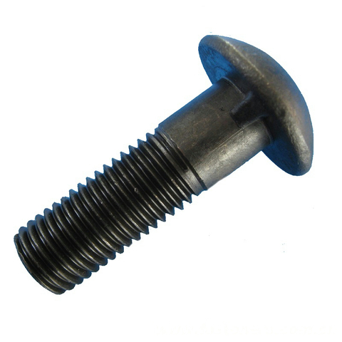 BS325 Black Cup Nibbed Bolts For Iron And Steel Work
