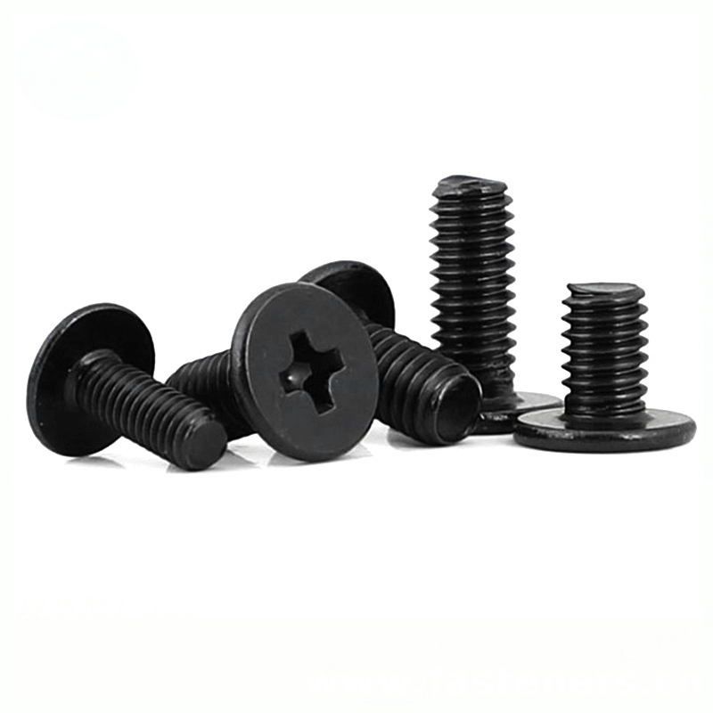 Thin Head Screw,Flat Head Cross Phillips Machine Screw