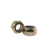 DIN985 Prevailing Torque Type Hexagon Thin Nuts With Non-Metallic Insert Nylon Lock Nuts Carbon steel yellow zinc
