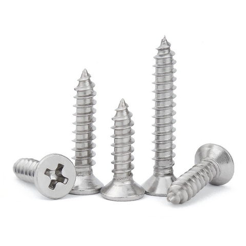 GB 951 Cross Recessed Countersunk Head Wood Screws