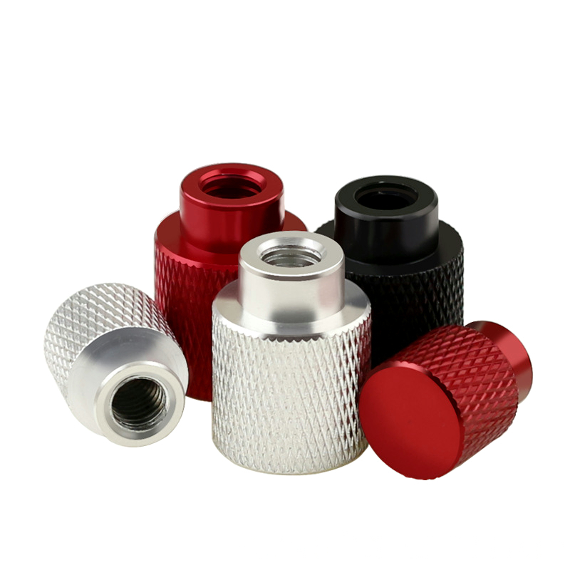 Colorful Anodized Aluminum Knurled Thumb Hand Nuts Aluminum Alloy Knurled Nut