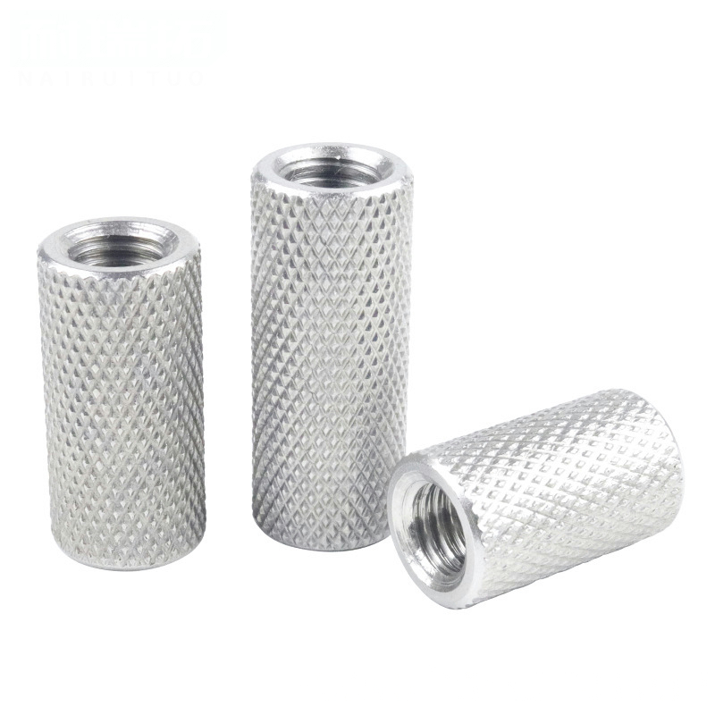 Stainless Steel Extend Long Knurled Round Coupling Nut