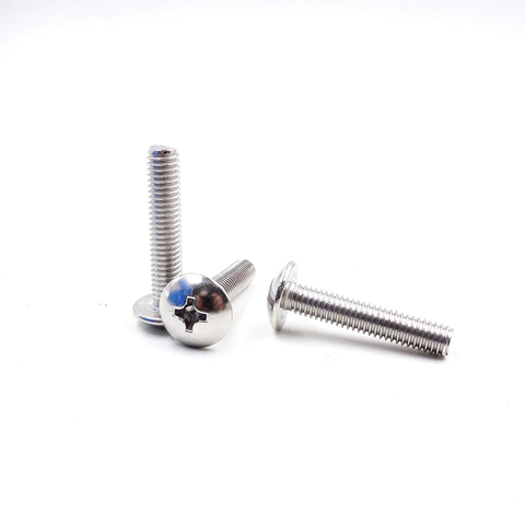JIS B1111 Cross Recessed Mushroom Head Screws Stainless Steel 304