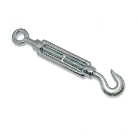 Heavy Duty Drop Forged Galvanized DIN1480 Type Chain Lifting Turnbuckle wire with Hook and Eye