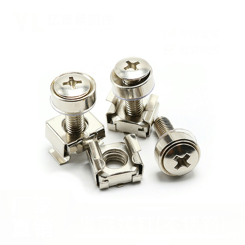 Industrial Crown Rack Screw Truss Head Bolt With Plastic Nylon Washers/Crown screw
