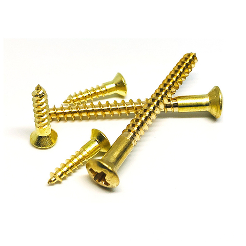BS 1210 Slotted Raised Countersunk Head Wood Screws