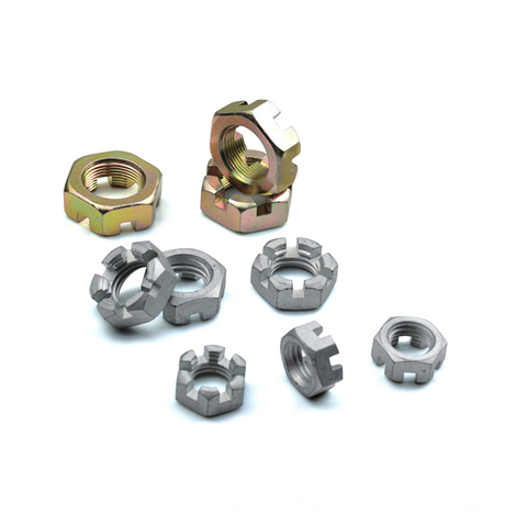 GOST5933 Hexagon Thin Slotted And Castle Nuts, Accuracy Class A