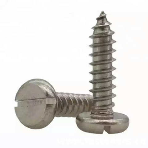 ASME B 18.6.4 Slotted Pan Head Tapping Screws