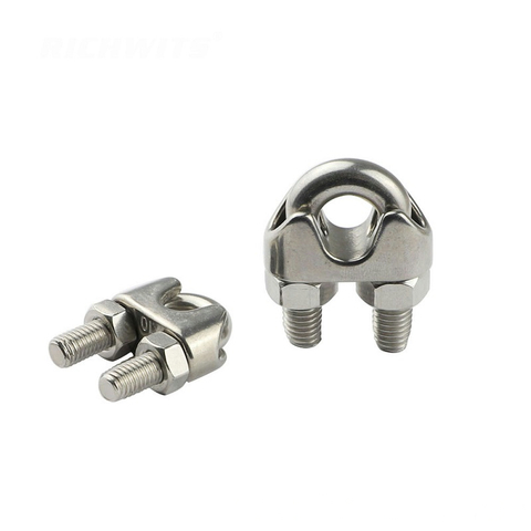 DIN741 Stainless Steel Wire Rope Clamps for Cable End Connections DIN741 Clinp