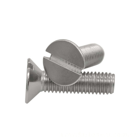 UNI6109 Slotted Countersunk Flat Head Screws