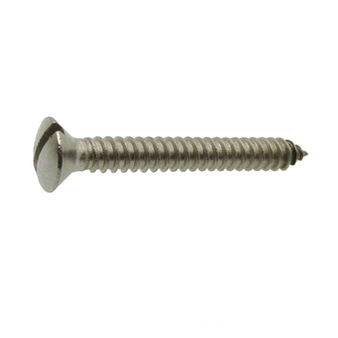 IFI 502 Metric Slotted Oval Countersunk Head Tapping Screws