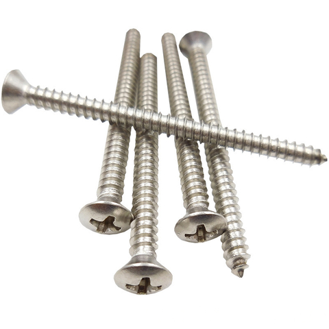 DIN 7995 Cross recessed raised countersunk head wood screws