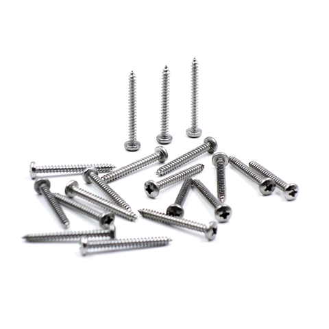 GB/T845 Cross Recessed Pan Head Tapping Screws Stainless Steel 304